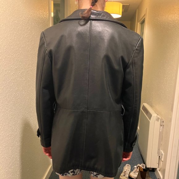 Dimitri Couture Vintage Montreal made Leather Jacket - Picture 6 of 7